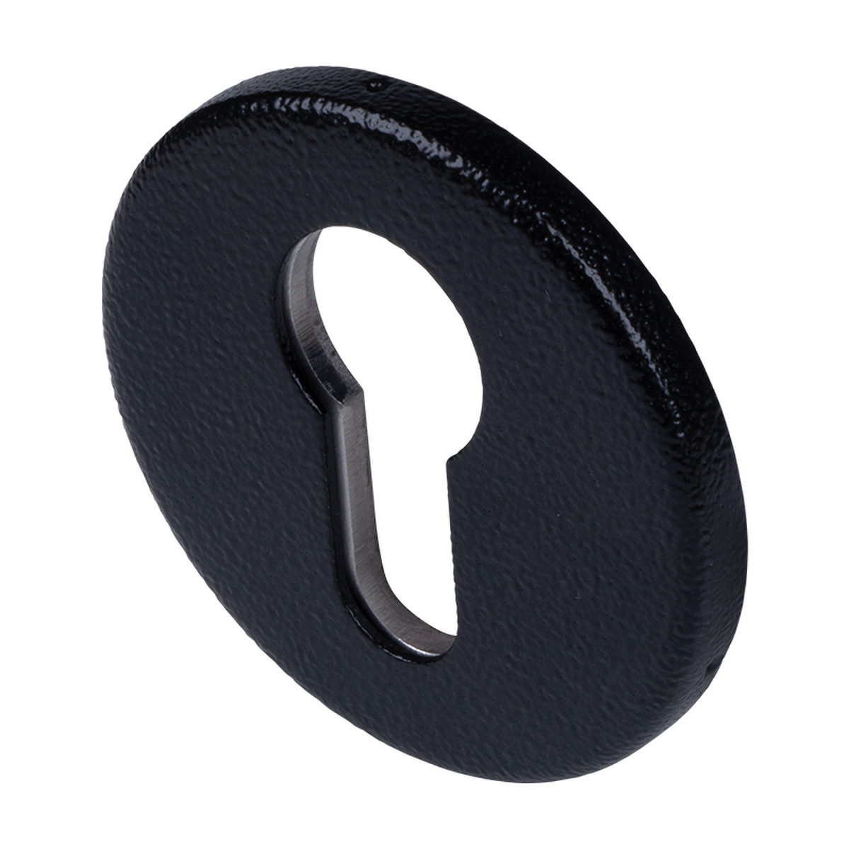 DuraTique, SE35 Slimline Euro Profile Escutcheon - Textured Matt Black Finish. SE35-316-TMB