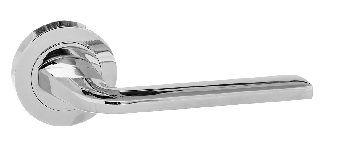 Eco Surf Aluminium Lever on Round Rose - Polished Chrome ECO60PC