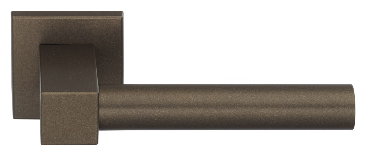 FORMANI BOBBY EK101-G solid sprung door handle on rose bronze