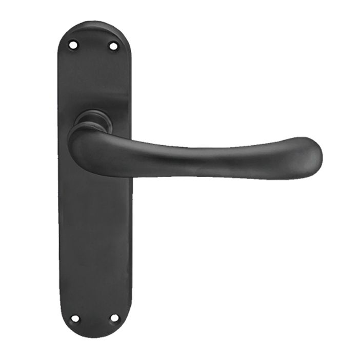 Manital EL12MB Ibra Lever On Backplate - Latch Nero (Matt Black) Matt Black