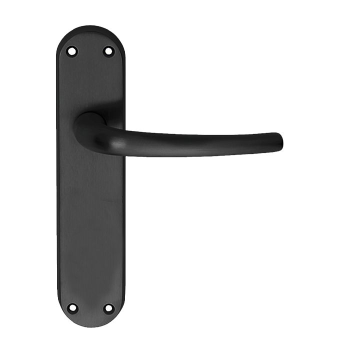 Manital EL32MB Lilla Lever On Backplate - Latch Nero (Matt Black) Matt Black