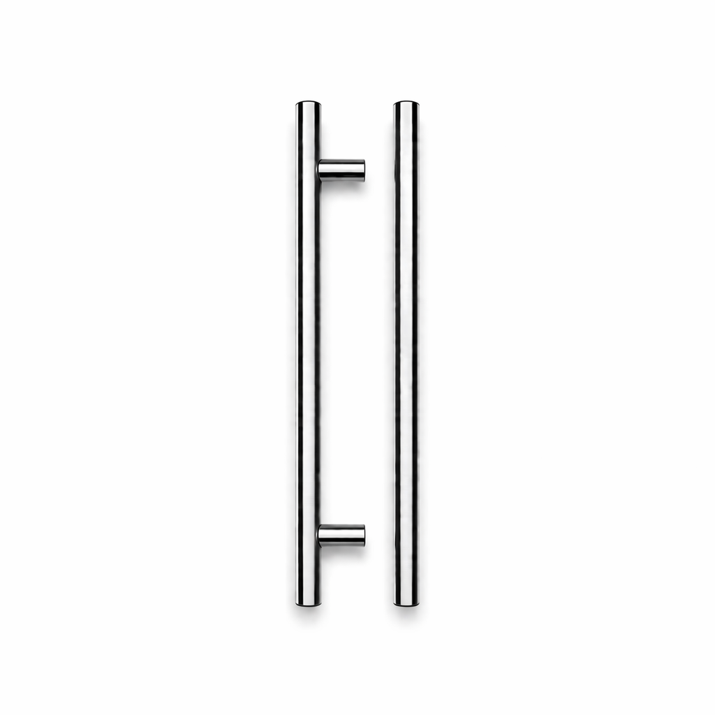 IRONZONE Elegance Cabinet Handle,160mm Center-to-Center, 220mm Overall,Polished Chrome