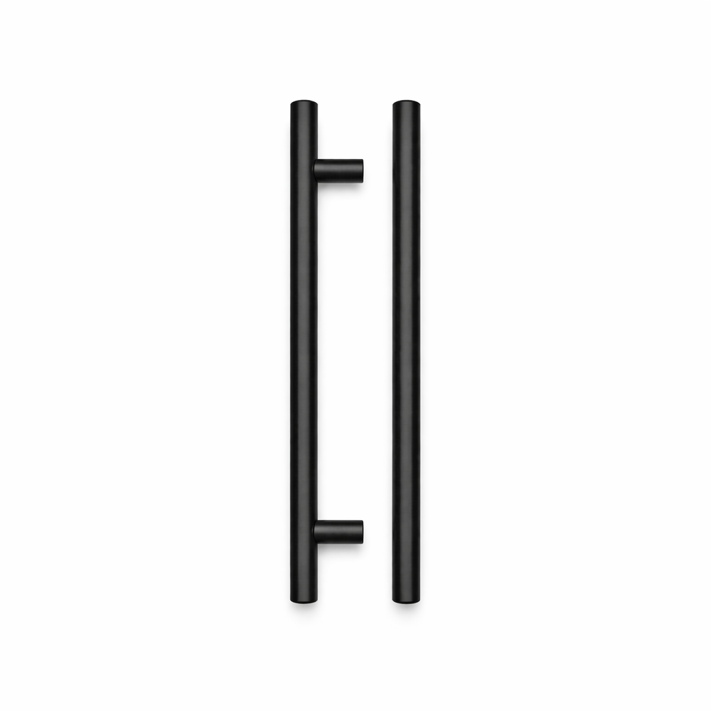 IRONZONE Elegance Cabinet Handle,160mm Center-to-Center, 220mm Overall,Matt Black