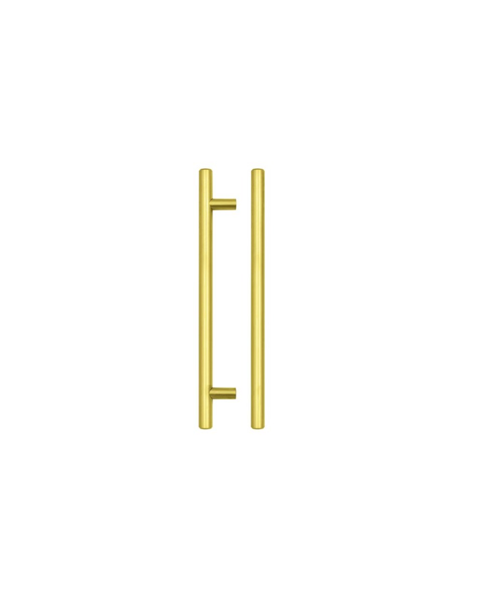 IRONZONE Elegance Cabinet Handle,160mm Center-to-Center, 220mm Overall,Satin Brass