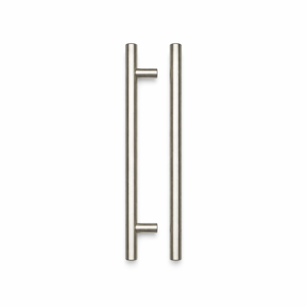 IRONZONE Elegance Cabinet Handle,160mm Center-to-Center, 220mm Overall,Satin Nickel