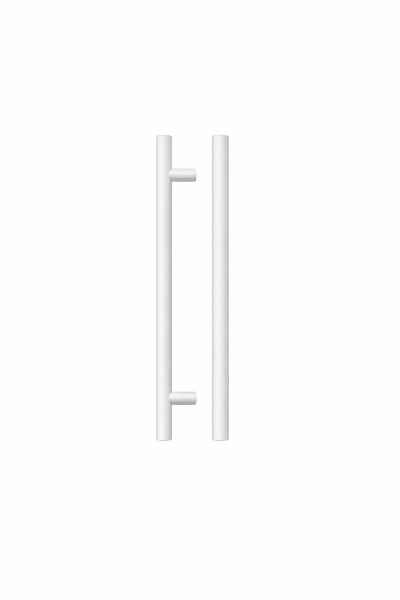 IRONZONE Elegance Cabinet Handle,192mm Center-to-Center, 252mm Overall, Matt White