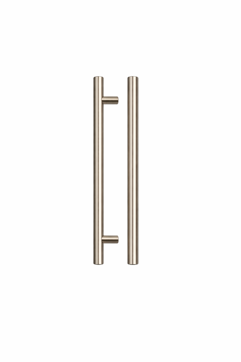IRONZONE Elegance Cabinet Handle,192mm Center-to-Center, 252mm Overall, Satin Nickel