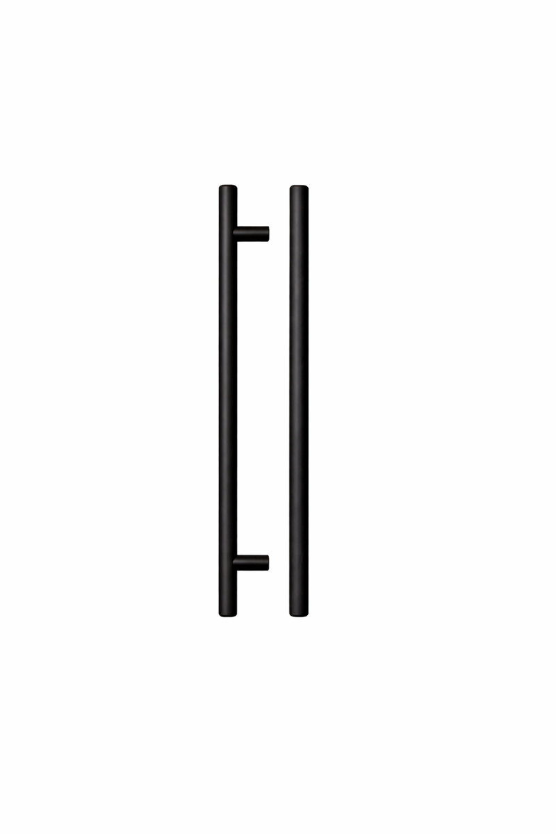 IRONZONE Elegance Cabinet Handle,224mm Center-to-Center, 284mm Overall, Matt Black