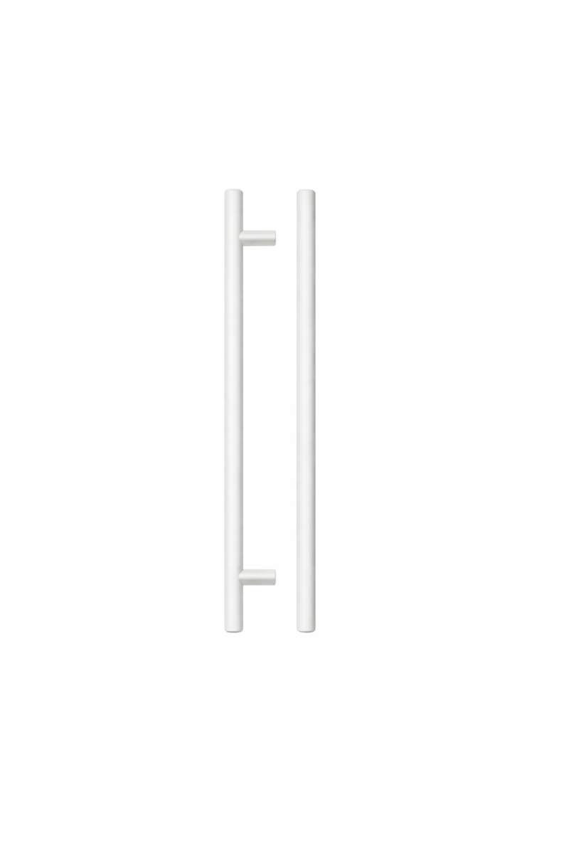 IRONZONE Elegance Cabinet Handle,224mm Center-to-Center, 284mm Overall, Matt White