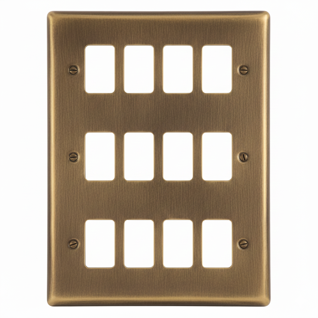 Eurolite En-G12Abb 12 Gang Grid Plate Antiqueenhance Range