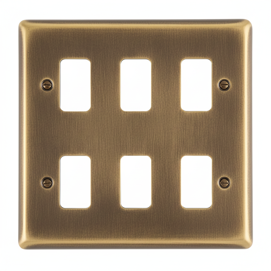 Eurolite En-G6Abb 6 Gang Grid Plate Antiqueenhance Range