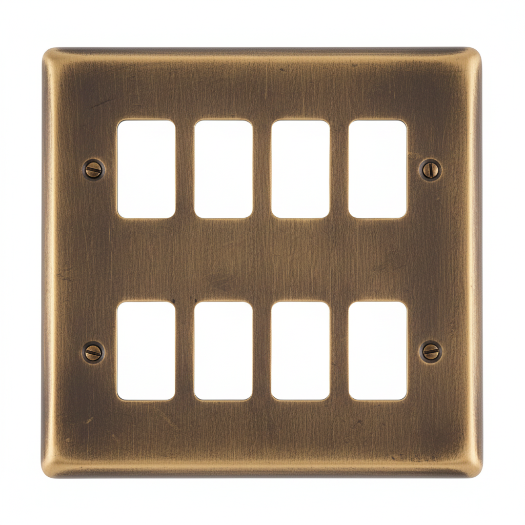Eurolite En-G8Abb 8 Gang Grid Plate Antiqueenhance Range
