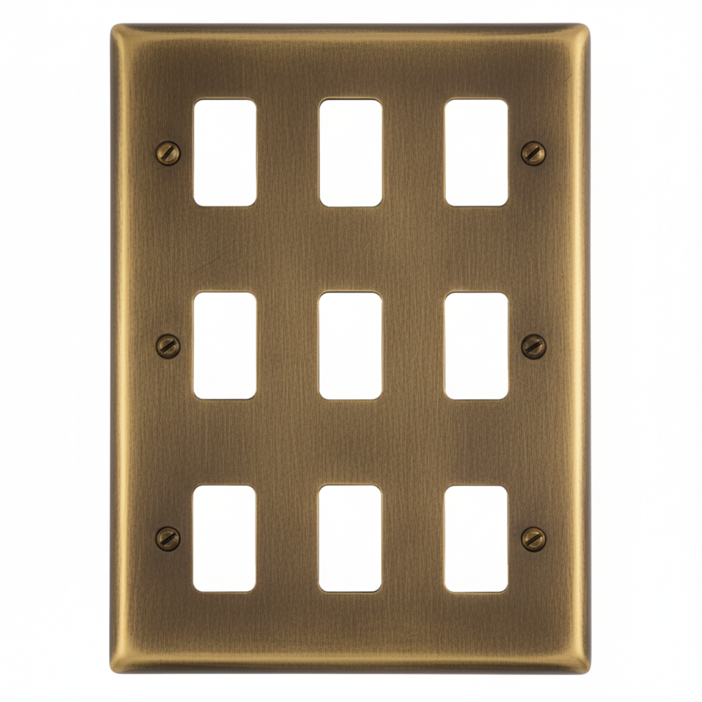 Eurolite En-G9Abb 9 Gang Grid Plate Antiqueenhance Range