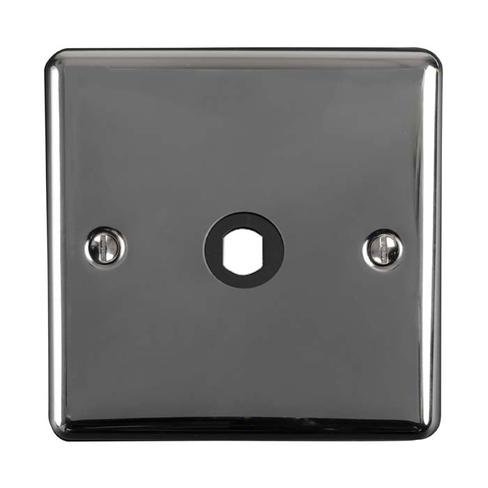 1 Gang Dimmer Switch Plate Black Nickel Enhance Range Black Nickel EN1DIMBN Eurolite EN1DIMBN