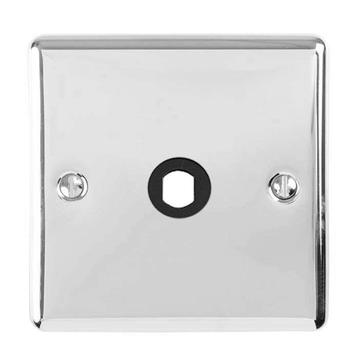 1 Gang Dimmer Switch Plate Polished Chrome Enhance Range Polished Chrome EN1DIMPC Eurolite EN1DIMPC