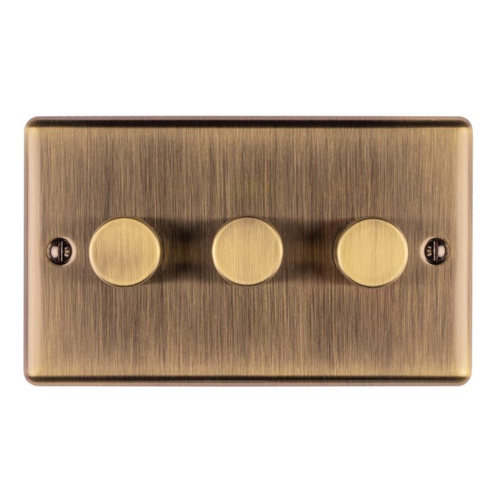 Eurolite Enhance Decorative 3 Gang Dimmer - Antique