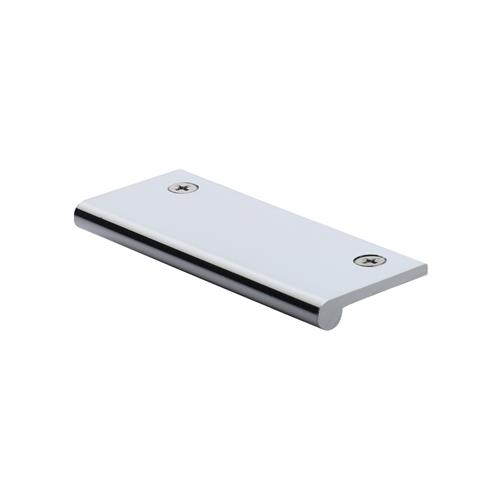 Heritage Brass EP100-38-PC EP Edge Pull Cabinet Handle 100mm Polished Chrome finish
