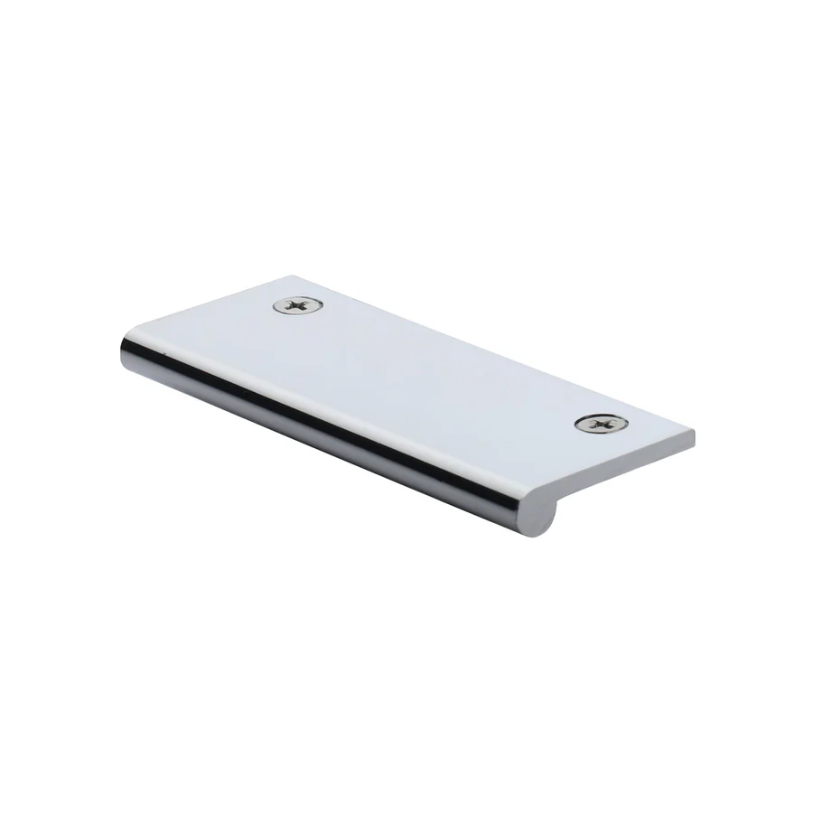 Heritage Brass EP100-68-PC EP Edge Pull Door Handle 100mm Polished Chrome finish