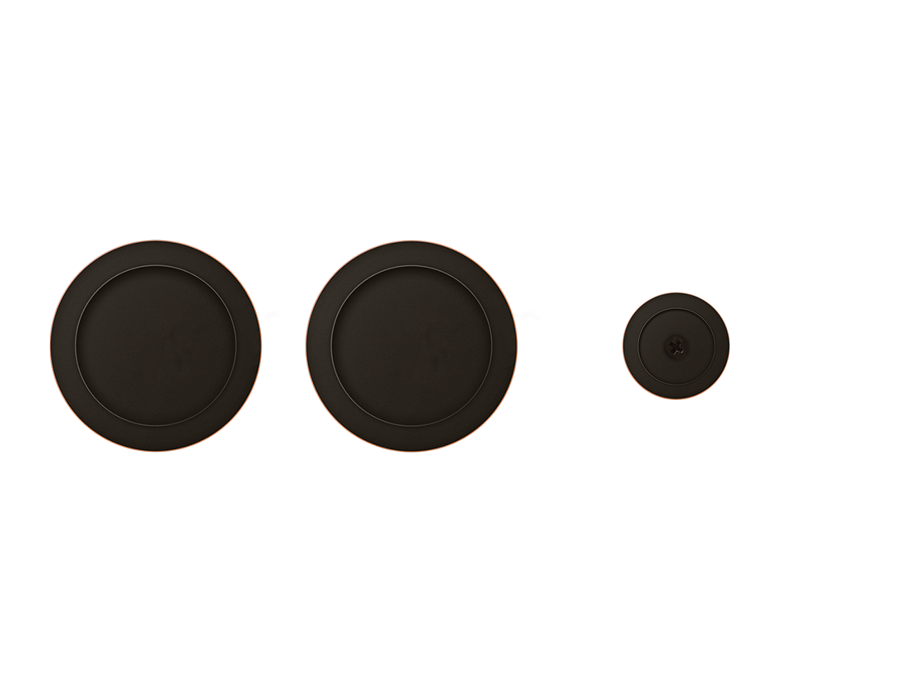 Karcher Design EPD 0S 81 - pocket door set oil rubbed bronze