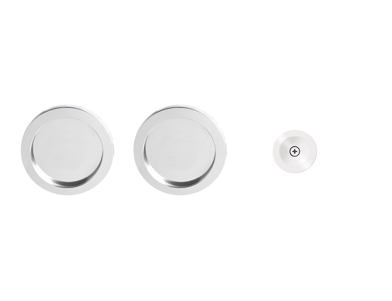 Karcher Design EPD3 0S 72 - pocket door set polished stainless steel