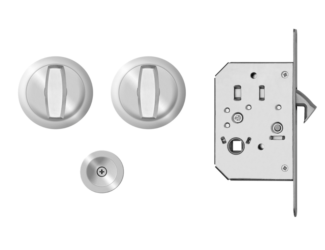 Karcher Design EPD PB 71 - pocket door set satin stainless steel