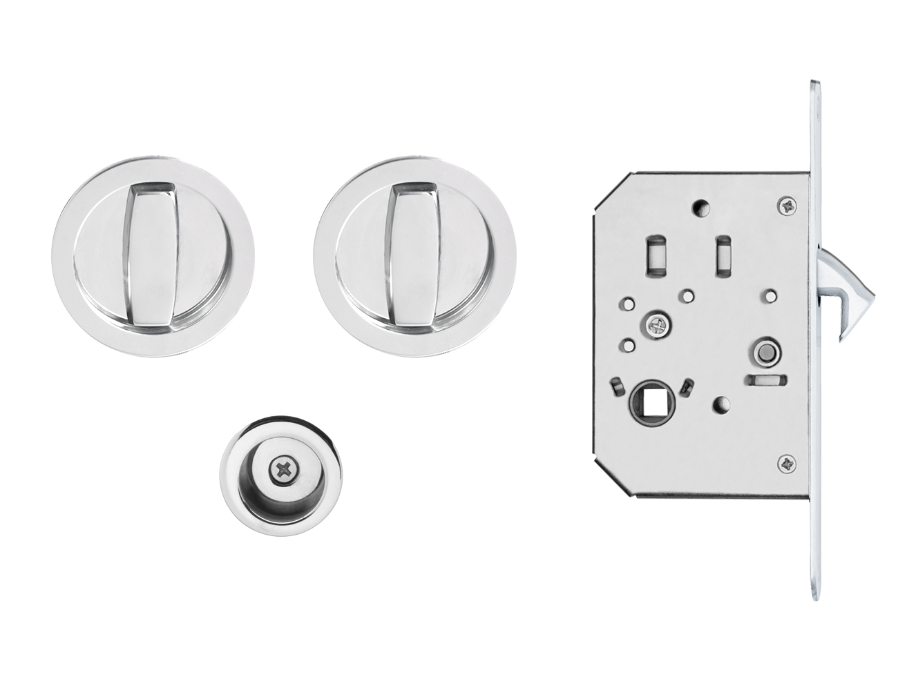 Karcher Design EPD PB 72 - pocket door set polished stainless steel
