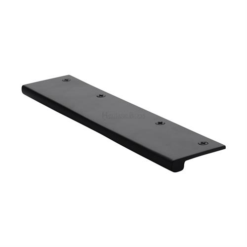 Heritage Brass EPT100-38-BKMT EPT Edge Pull Cabinet Handle 100mm Matt Black finish