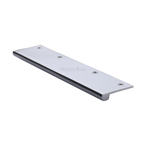 Heritage Brass EPT200-38-PC EPT Edge Pull Cabinet Handle 200mm Polished Chrome finish