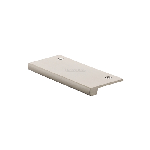 Heritage Brass EPT100-38-SN EPT Edge Pull Cabinet Handle 100mm Satin Nickel finish