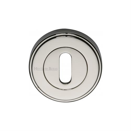 Heritage Brass ERD7000-PNF Key Escutcheon Polished Nickel finish