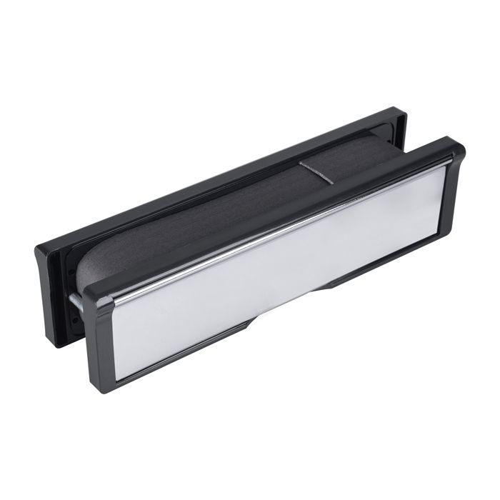 Eurospec ES301 Chrome Intumescent Letterbox 10 Inch (Fs301) Polished Chrome