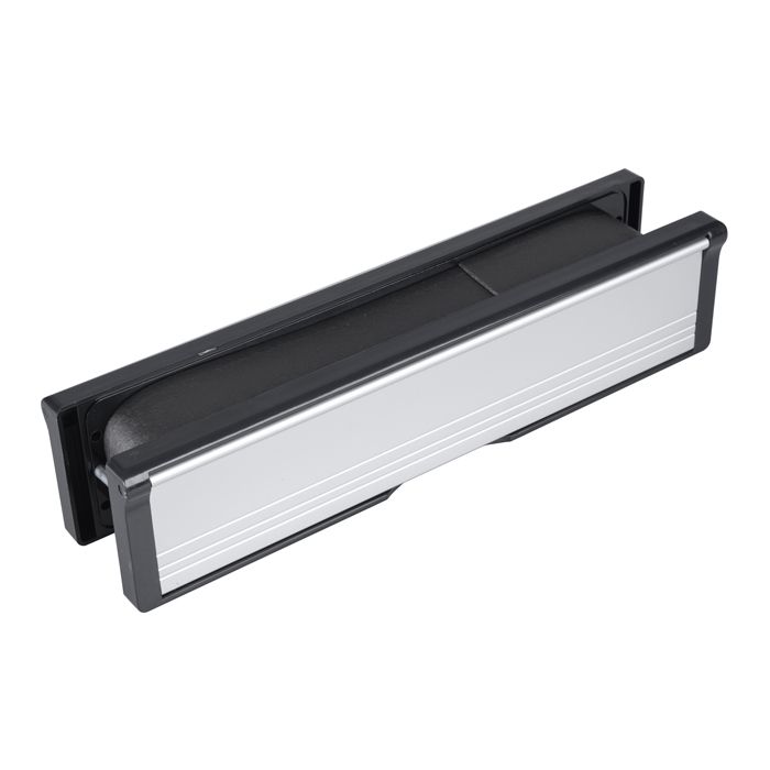 Eurospec ES303 Saa Intumescent Letterbox 10 Inch Satin Anodised Aluminium