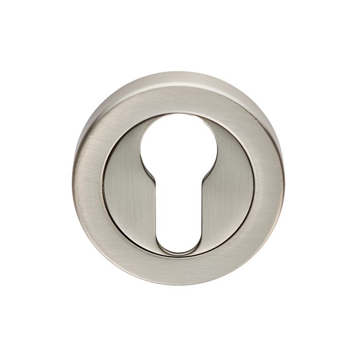 Carlisle Brass EUL001SC Euro Esatin Chromeutcheon Satin Chrome