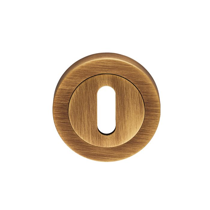 Carlisle Brass EUL002AB Escutcheon - Lock Profile On Concealed Fix Round Rose Antique Brass