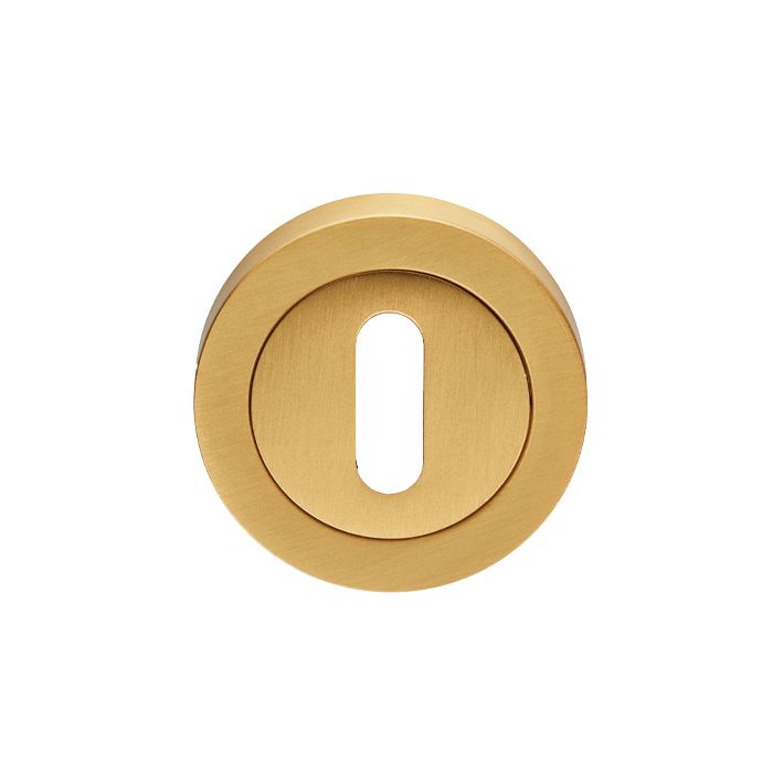 Carlisle Brass EUL002SB Escutcheon - Lock Profile On Concealed Fix Round Rose Satin Brass