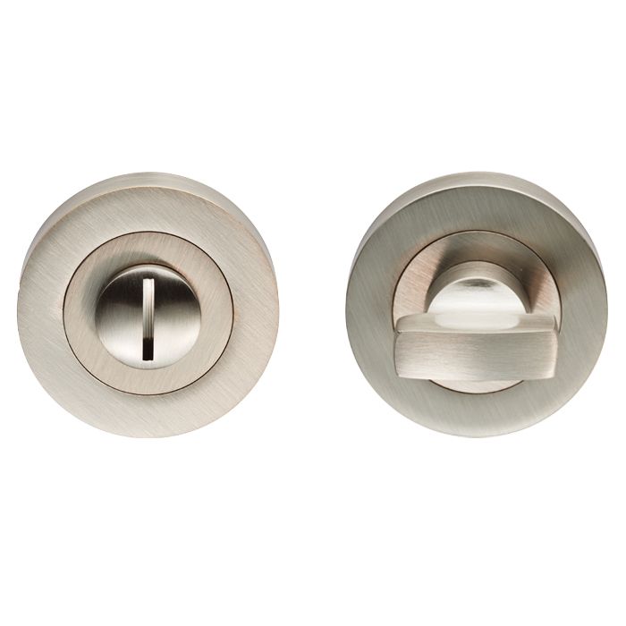 Carlisle Brass EUL004SN Turn & Release On Concealed Fix Round Rose Satin Nickel