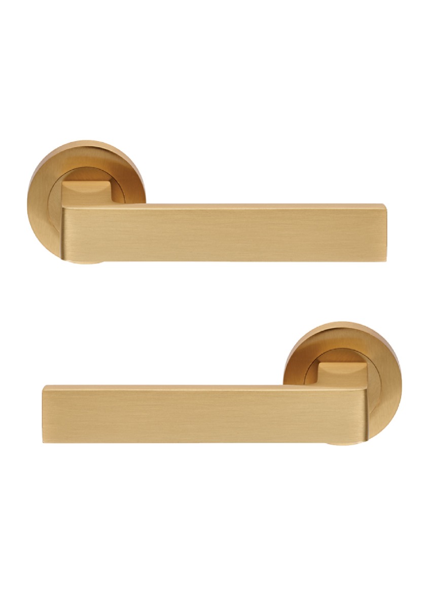 Carlisle Brass EUL010SB Sasso Lever On Rose Satin Brass