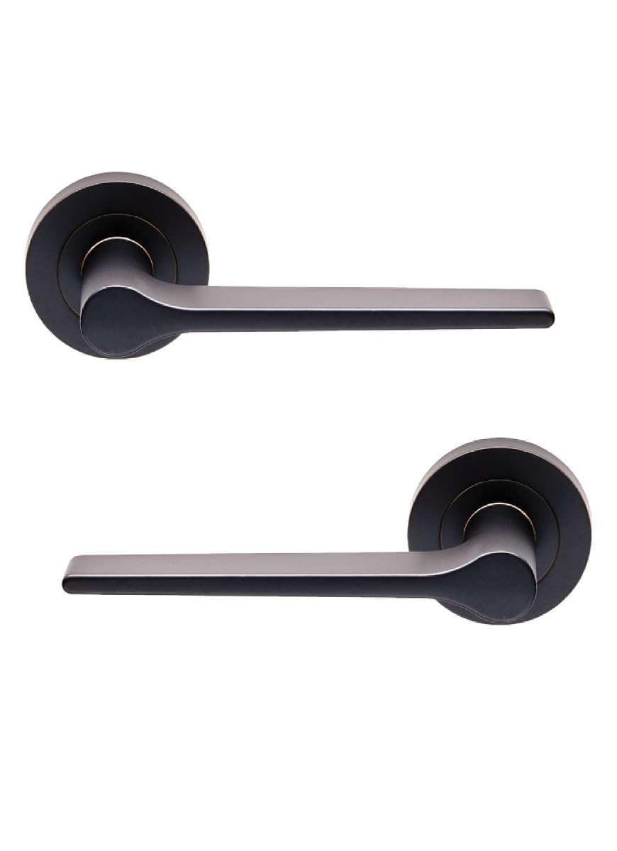 Carlisle Brass EUL020MB Velino Lever On Round Rose Matt Black
