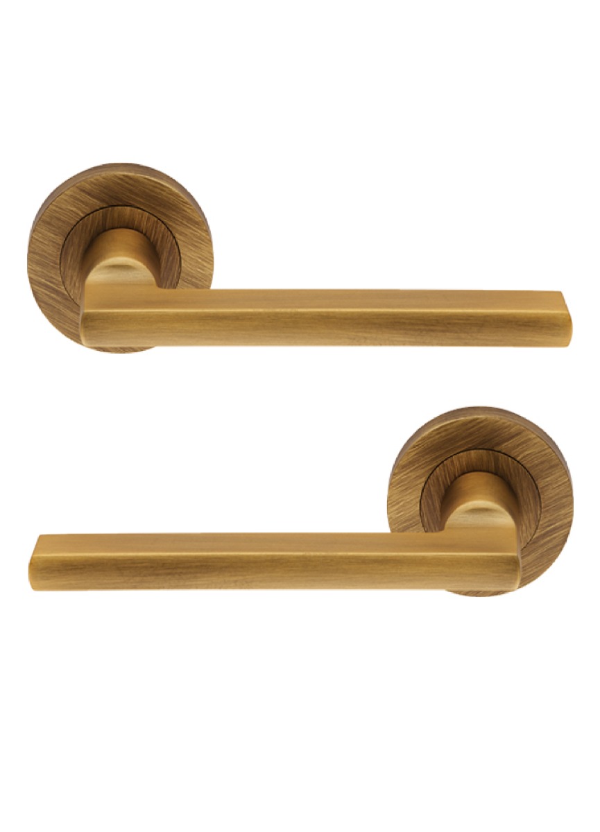 Carlisle Brass EUL030AB Trentino Lever On Rose Antique Brass
