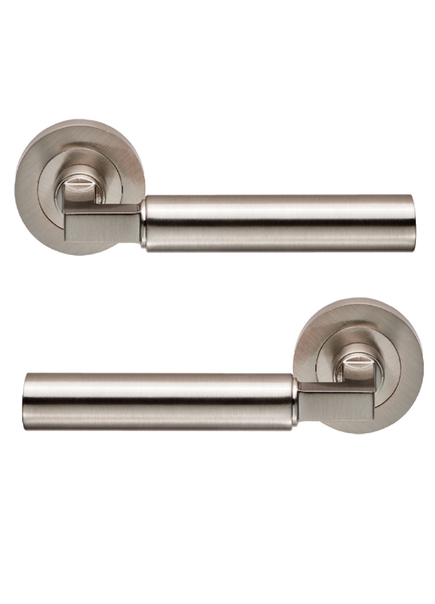 Carlisle Brass EUL040SN Amiata Lever On Round Rose Satin Nickel