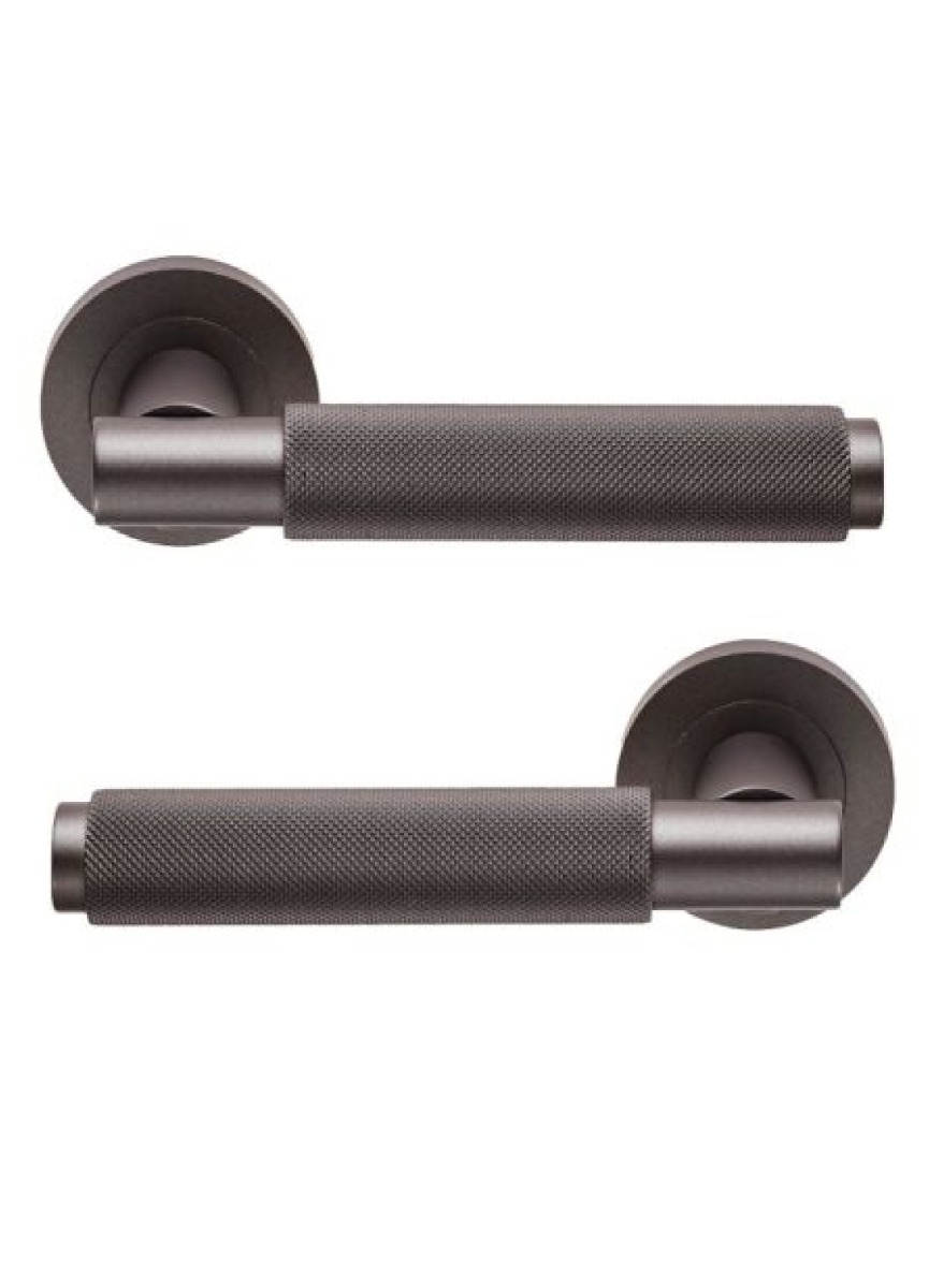 Carlisle Brass EUL050MBRZ Varese Knurled Lever On Rose Matt Bronze