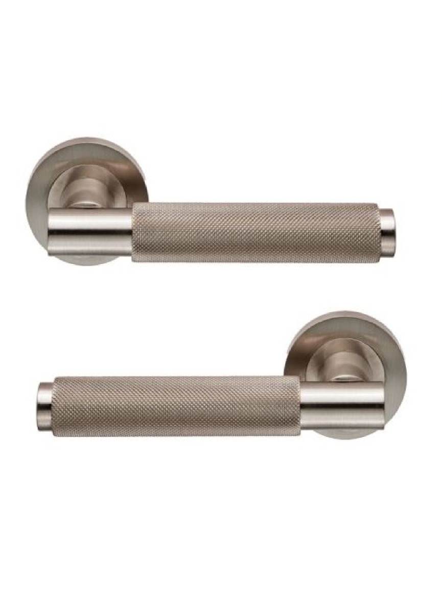 Carlisle Brass EUL050SN Varese Knurled Lever On Rose Satin Nickel