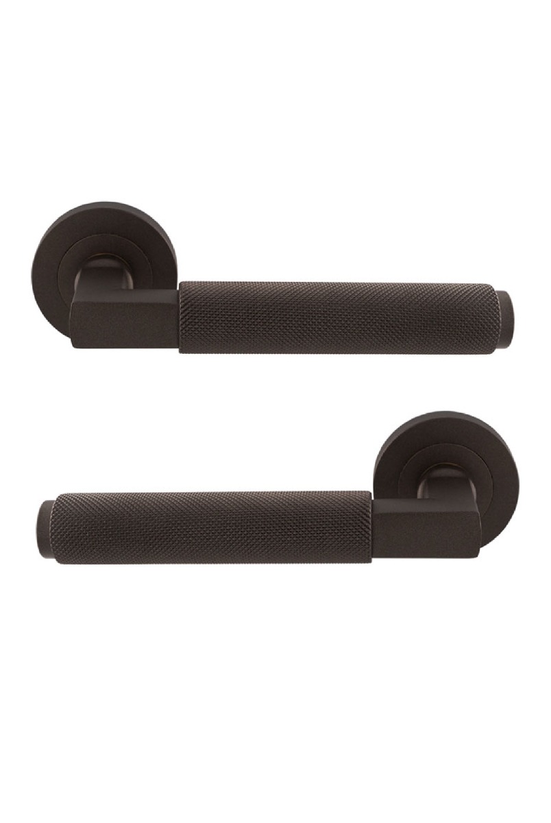 Carlisle Brass EUL060MBRZ Terazzo Knurled Lever On Concealed Fix Round Rose