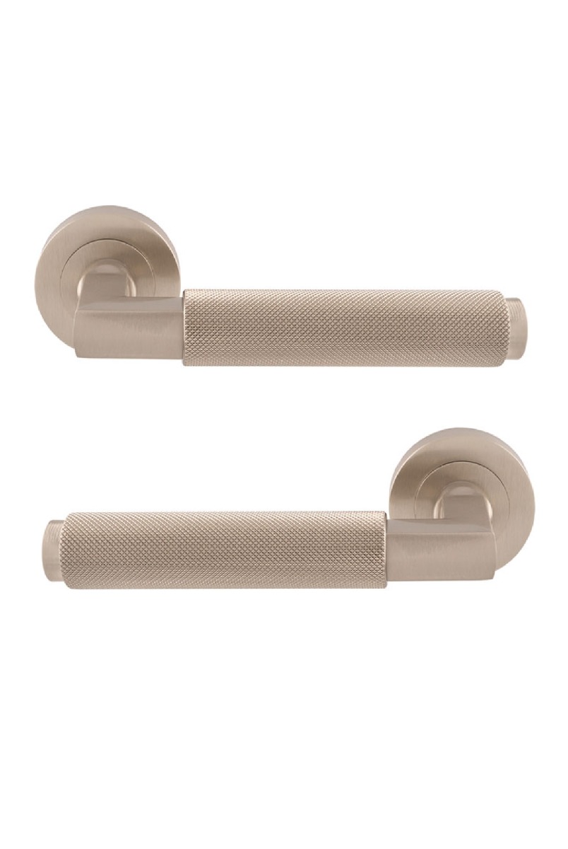 Carlisle Brass EUL060SN Terazzo Knurled Lever On Concealed Fix Round Rose