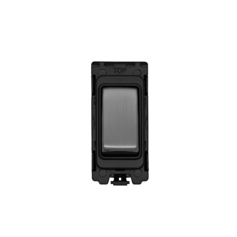 Eurolite G12C-Ss 2 Way & Off Switch Stainless Steel Black/White Trim