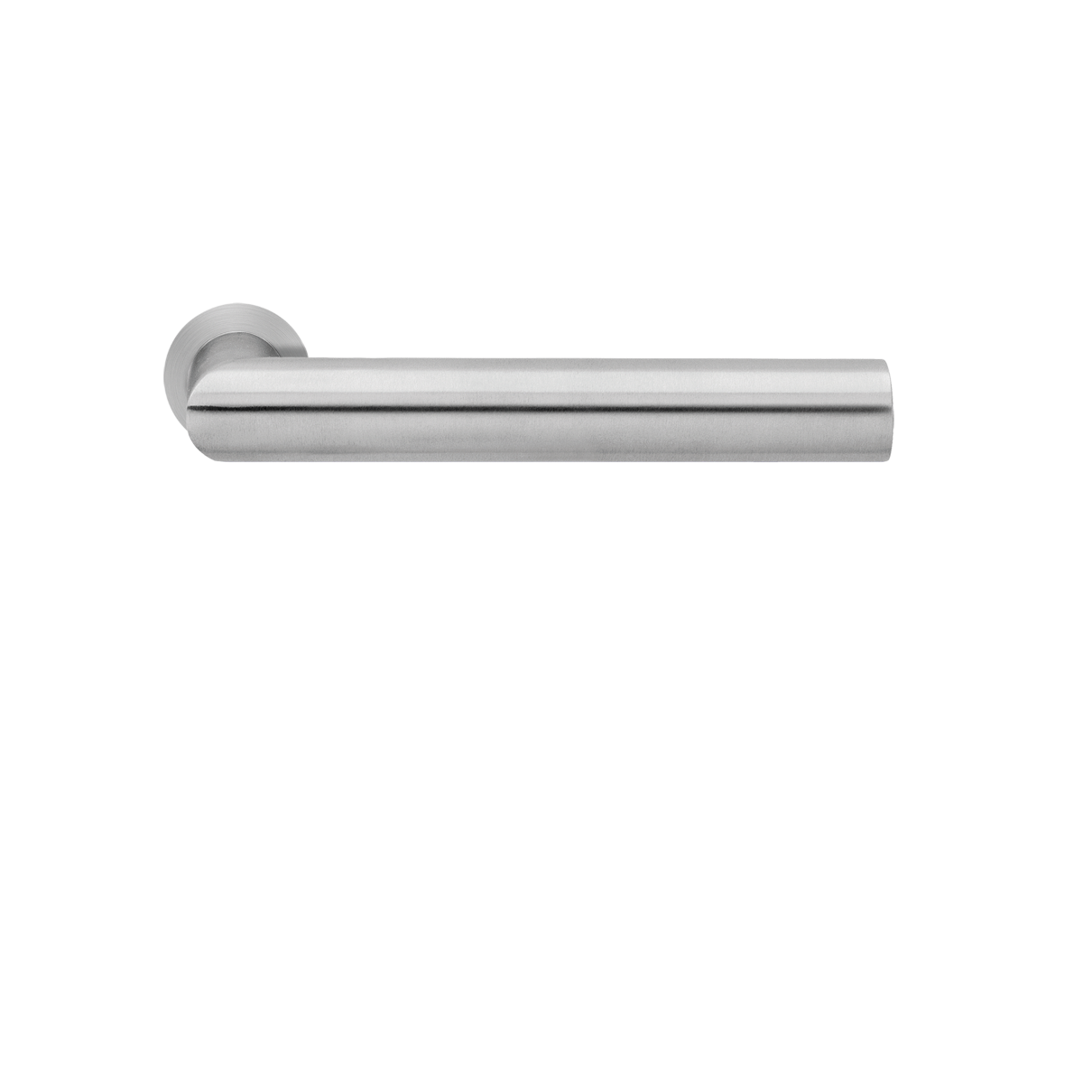 Karcher Design ER28M Rhodos Door Handle on Round mini rose in satin stainless steel,