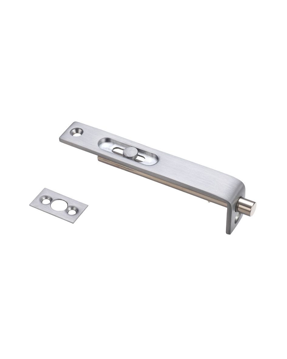 Fulton & Bray FB01SC Sunk Slide Flush Bolt 17 x 100mm Satin Chrome