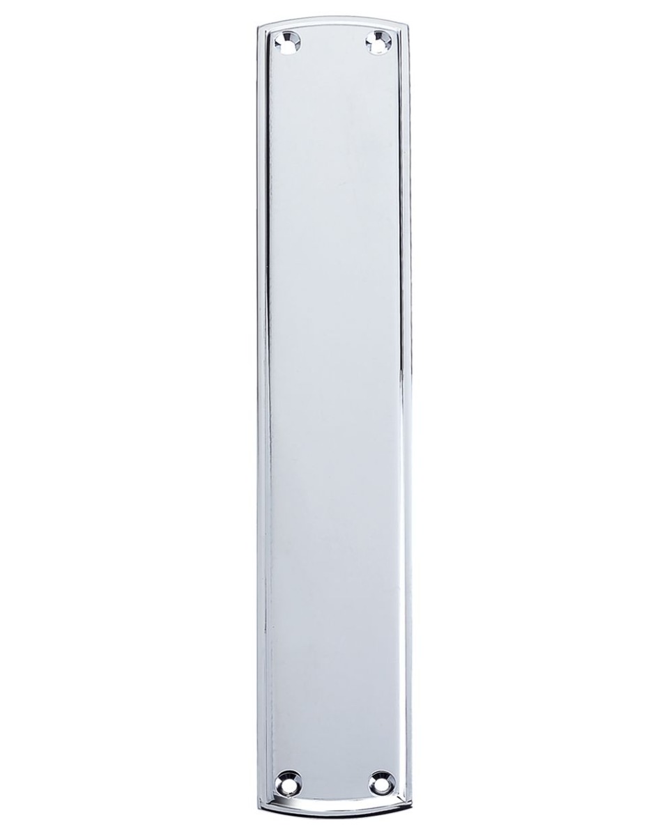 Fulton & Bray FB107CP Finger Plate 64 x 382mm Polished Chrome