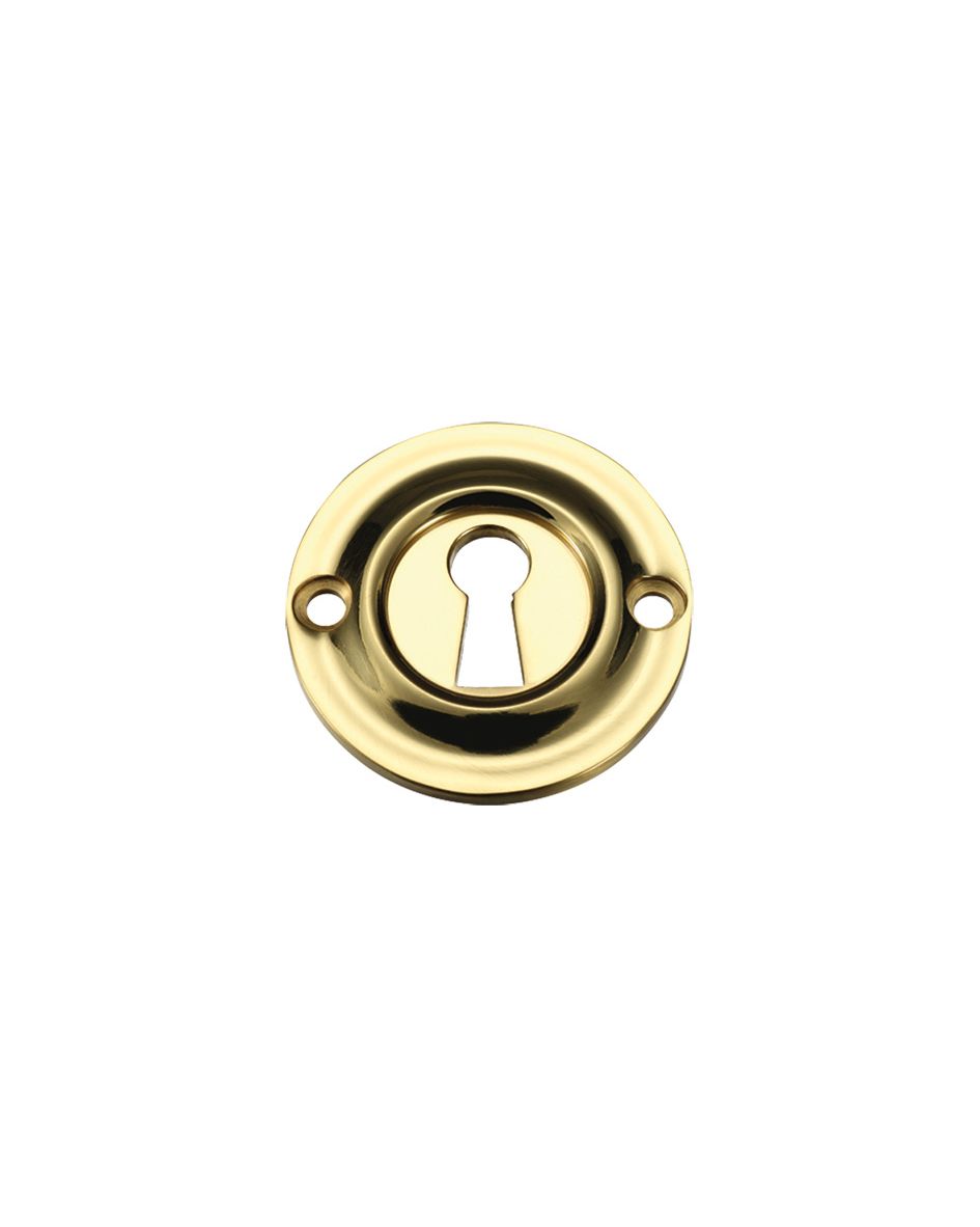 Fulton & Bray FB18 Std. Key Profile Escutcheon Polished Brass