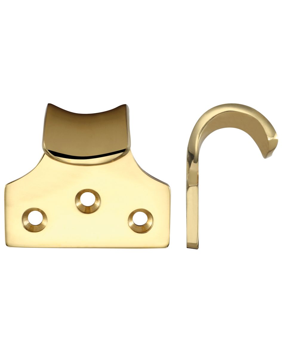 Fulton & Bray FB30 Sash Lift - 51mm x 48mm - Heavy Duty Polished Brass